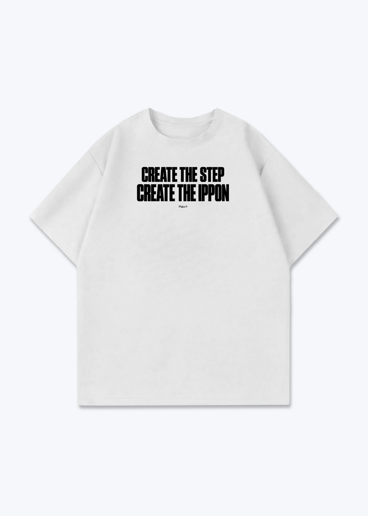 CREATE THE IPPON - Oversized Shirt - White Front (Designed)