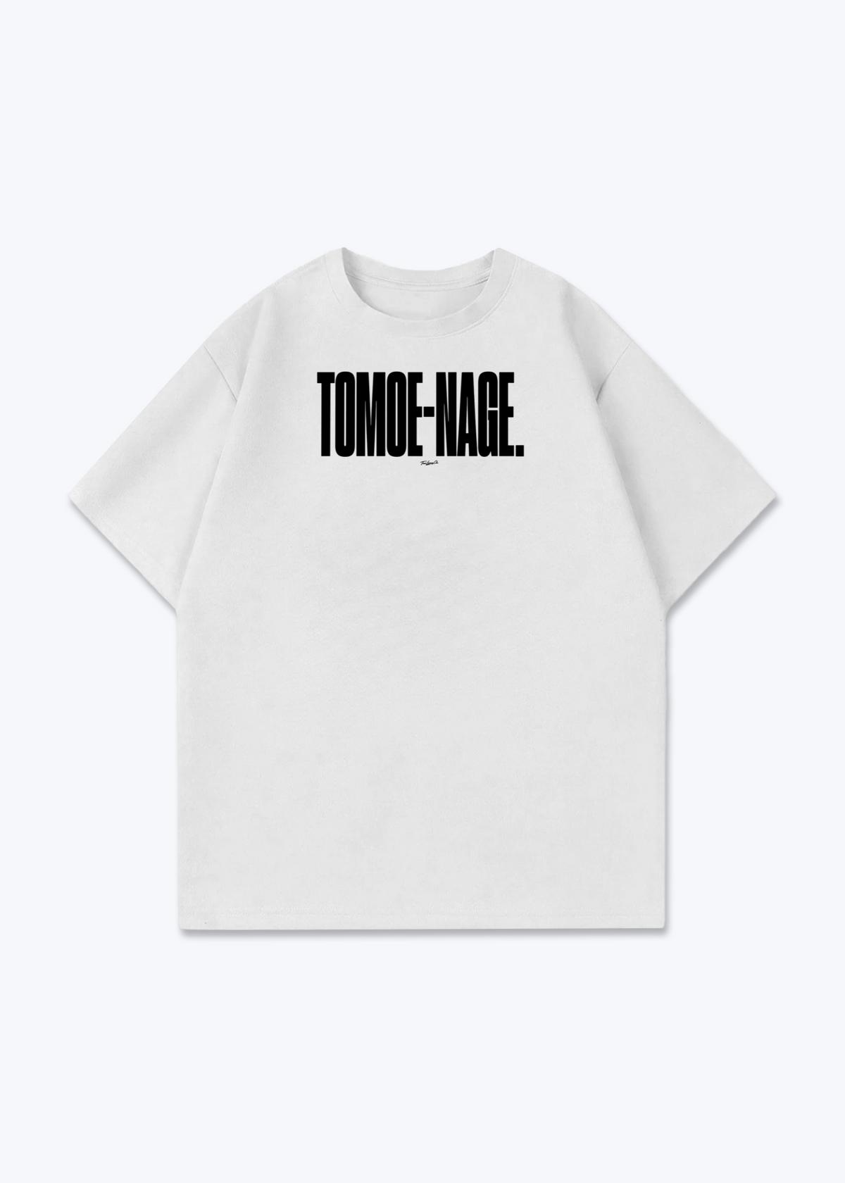 TOMOE NAGE - Oversized Shirt - White Front (Designed)