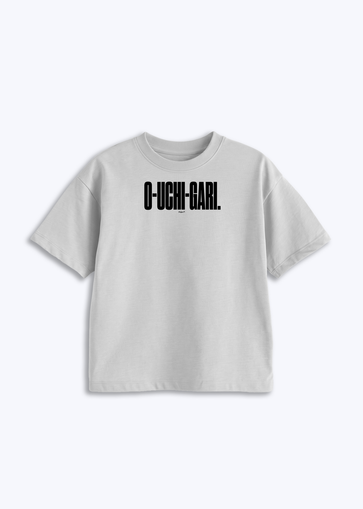 O-UCHI-GARI - Kids Shirt - Weiß Front (Designed)