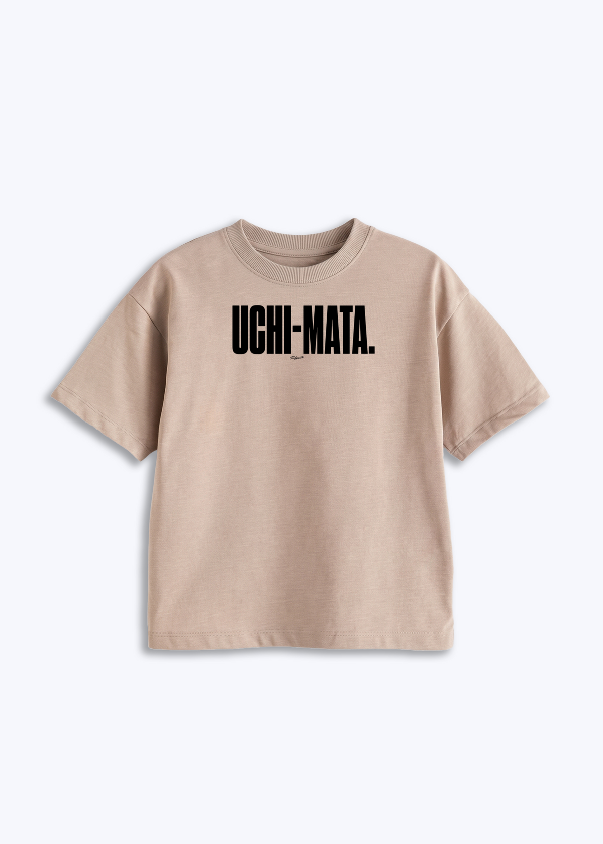 UCHI-MATA - Kids Shirt - Beige Front (Designed)