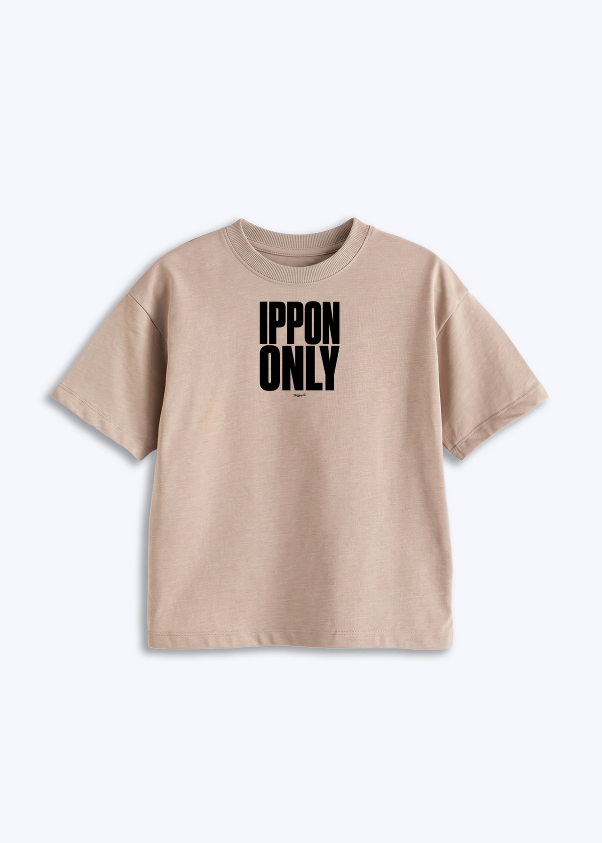IPPON ONLY - Kids Shirt - Beige Front (Designed)