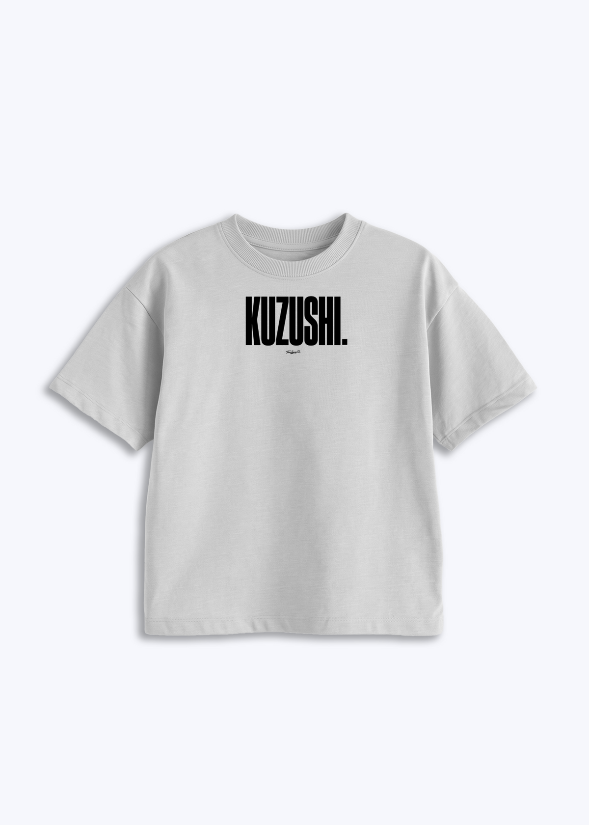 KUZUSHI - Kids Shirt - Weiß Front (Designed)
