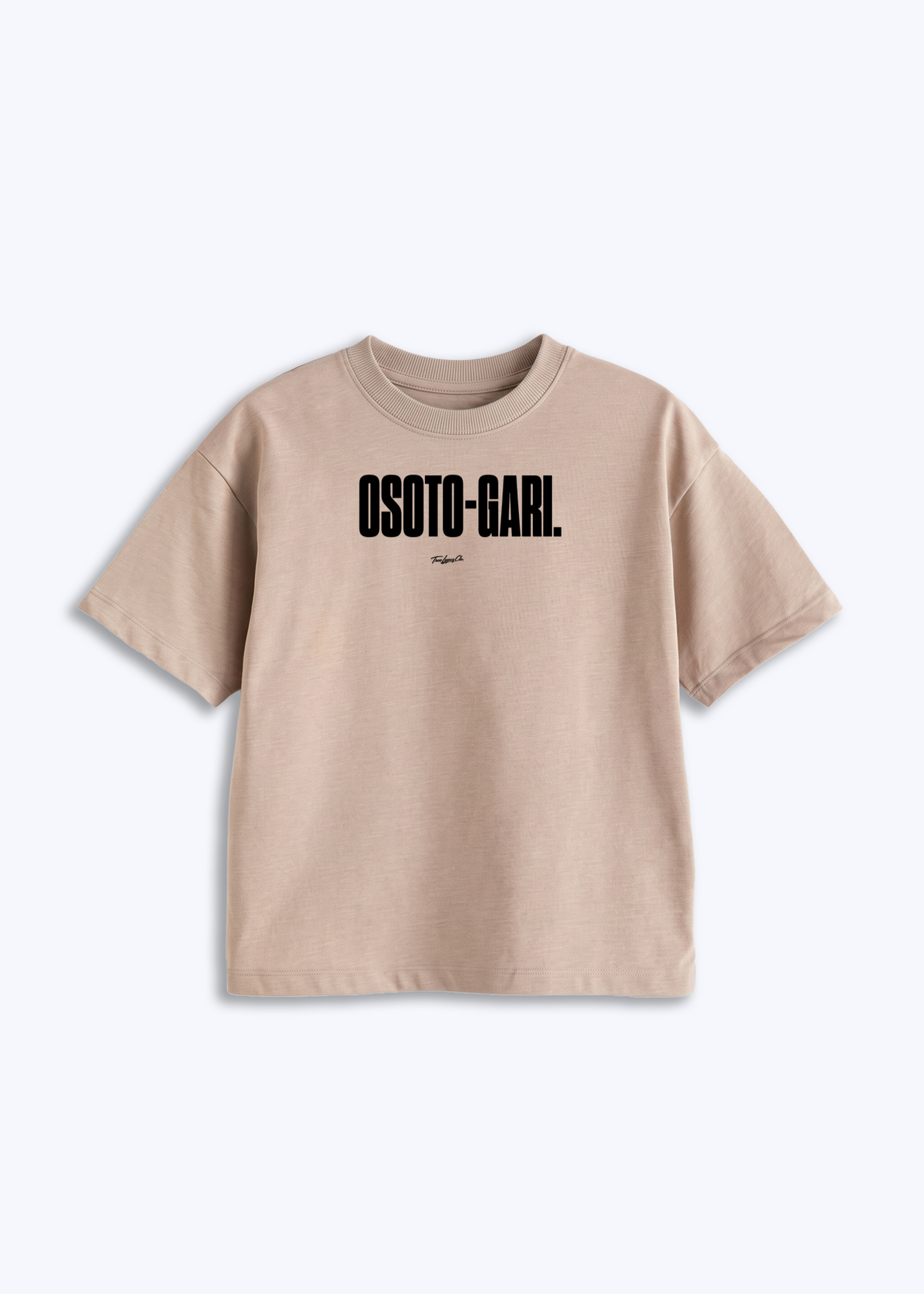 OSOTO-GARI - Kids Shirt - Beige Front (Designed)