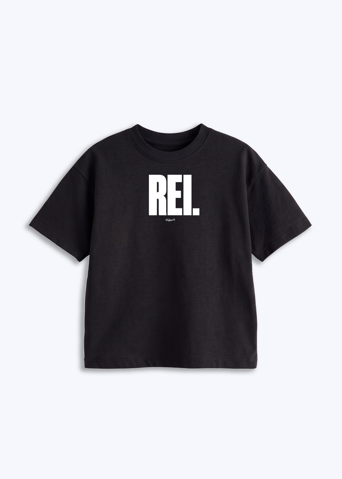 REI - Kids Shirt - Schwarz Front (Designed)