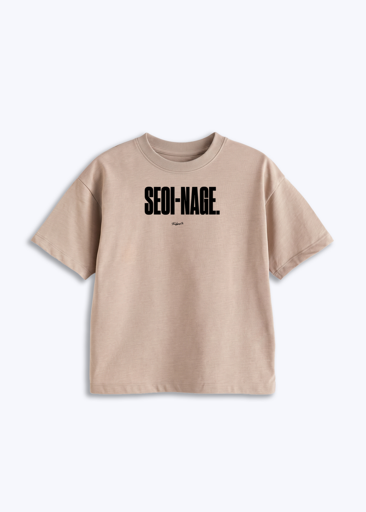 SEOI-NAGE - Kids Shirt - Beige Front (Designed)