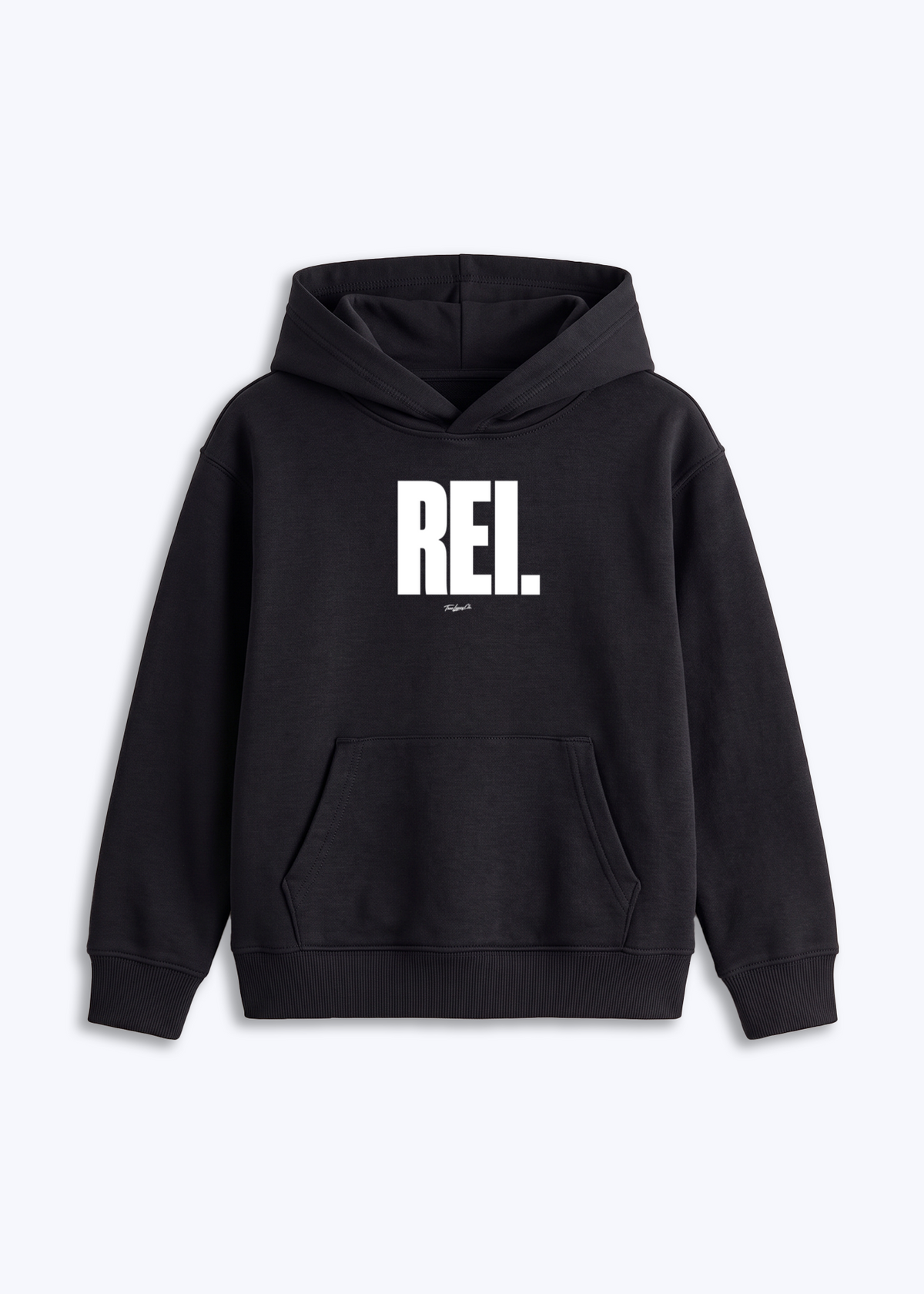 REI - Kids Hoodie - Schwarz Front (Designed)