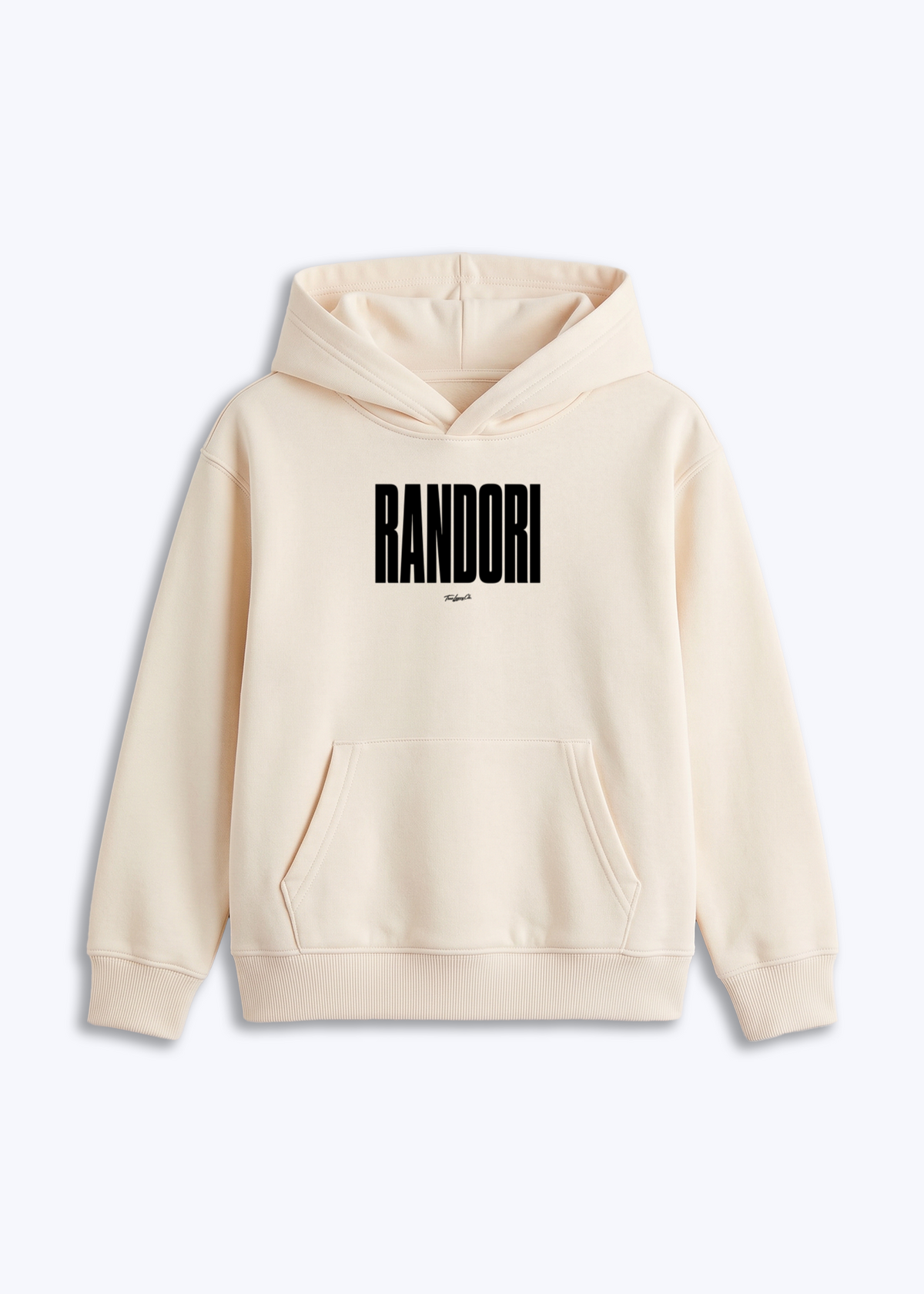 RANDORI - Kids Hoodie - Beige Front (Designed)