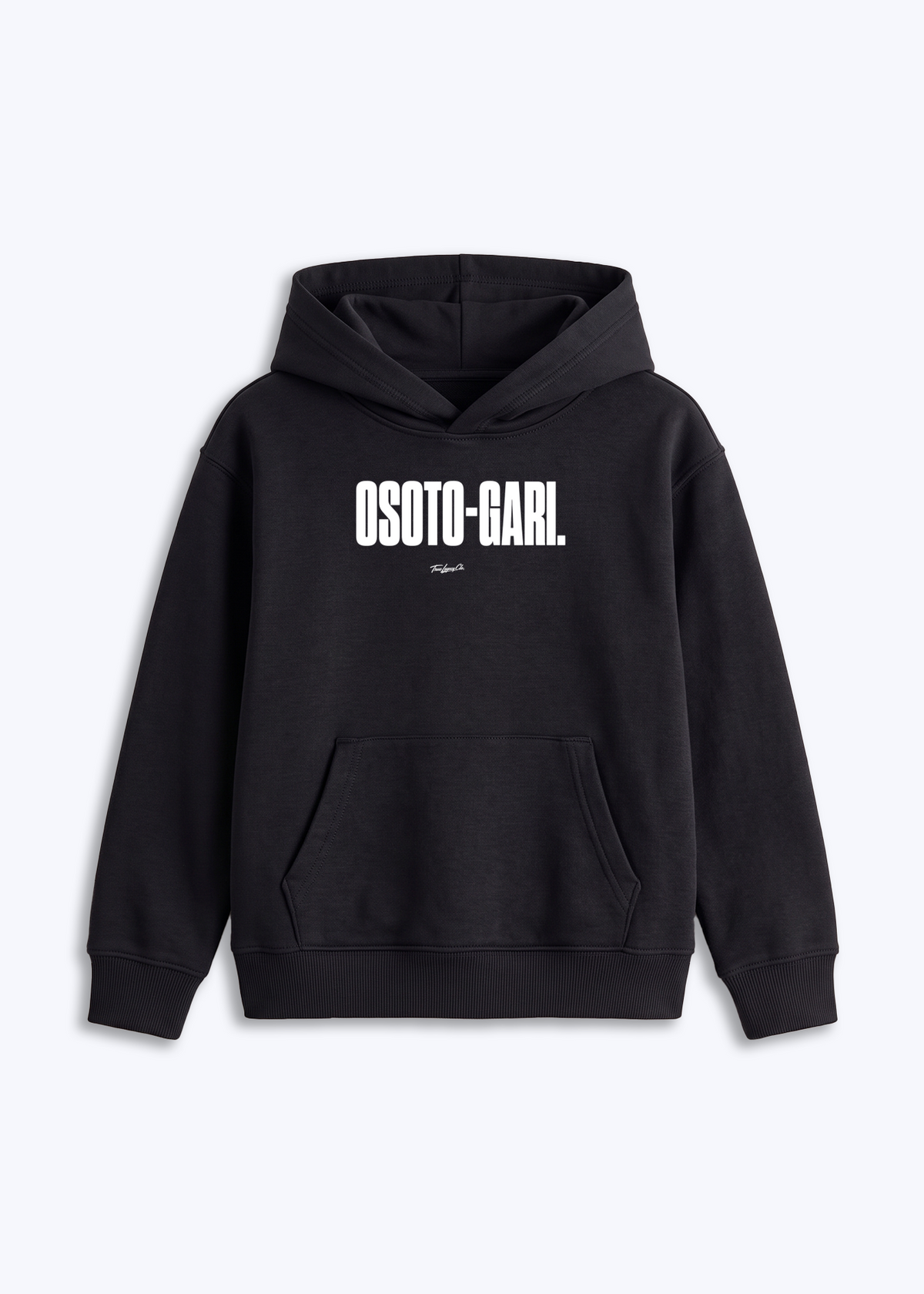 OSOTO-GARI - Kids Hoodie - Schwarz Front (Designed)