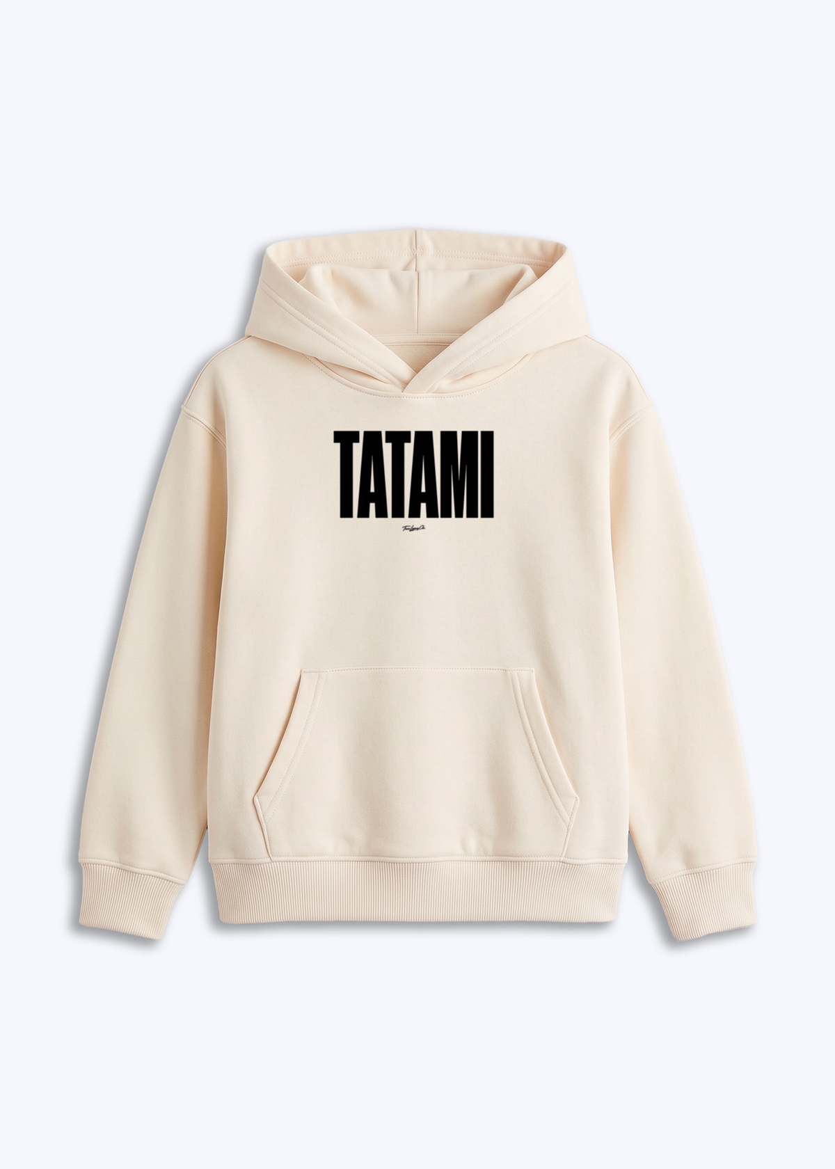 TATAMI - Kids Hoodie - Beige Front (Designed)