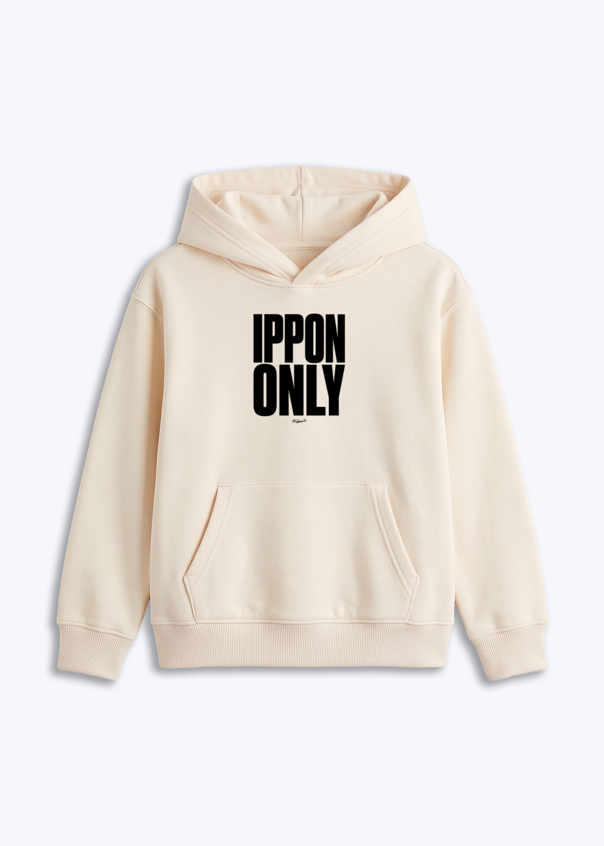 IPPON ONLY - Kids Hoodie - Beige Front (Designed)