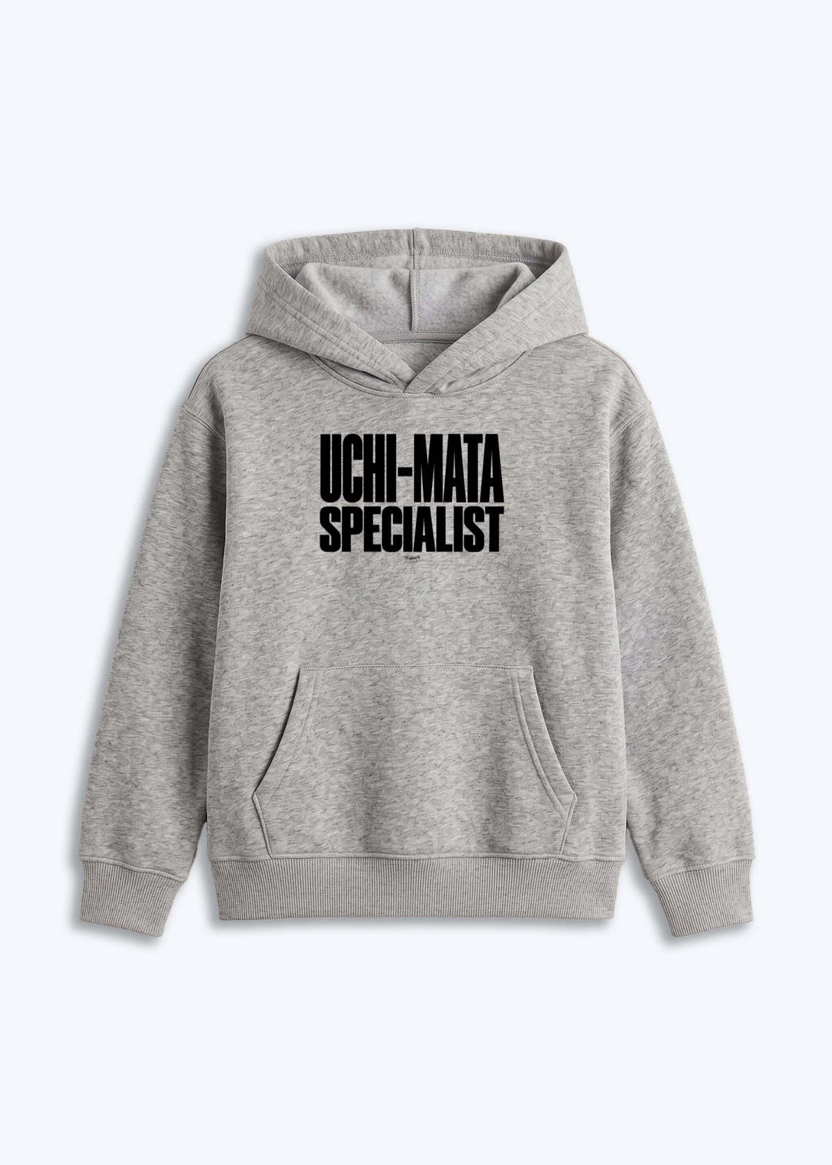 UCHI-MATA SPECIALIST - Kids Hoodie - Grau Front (Designed)