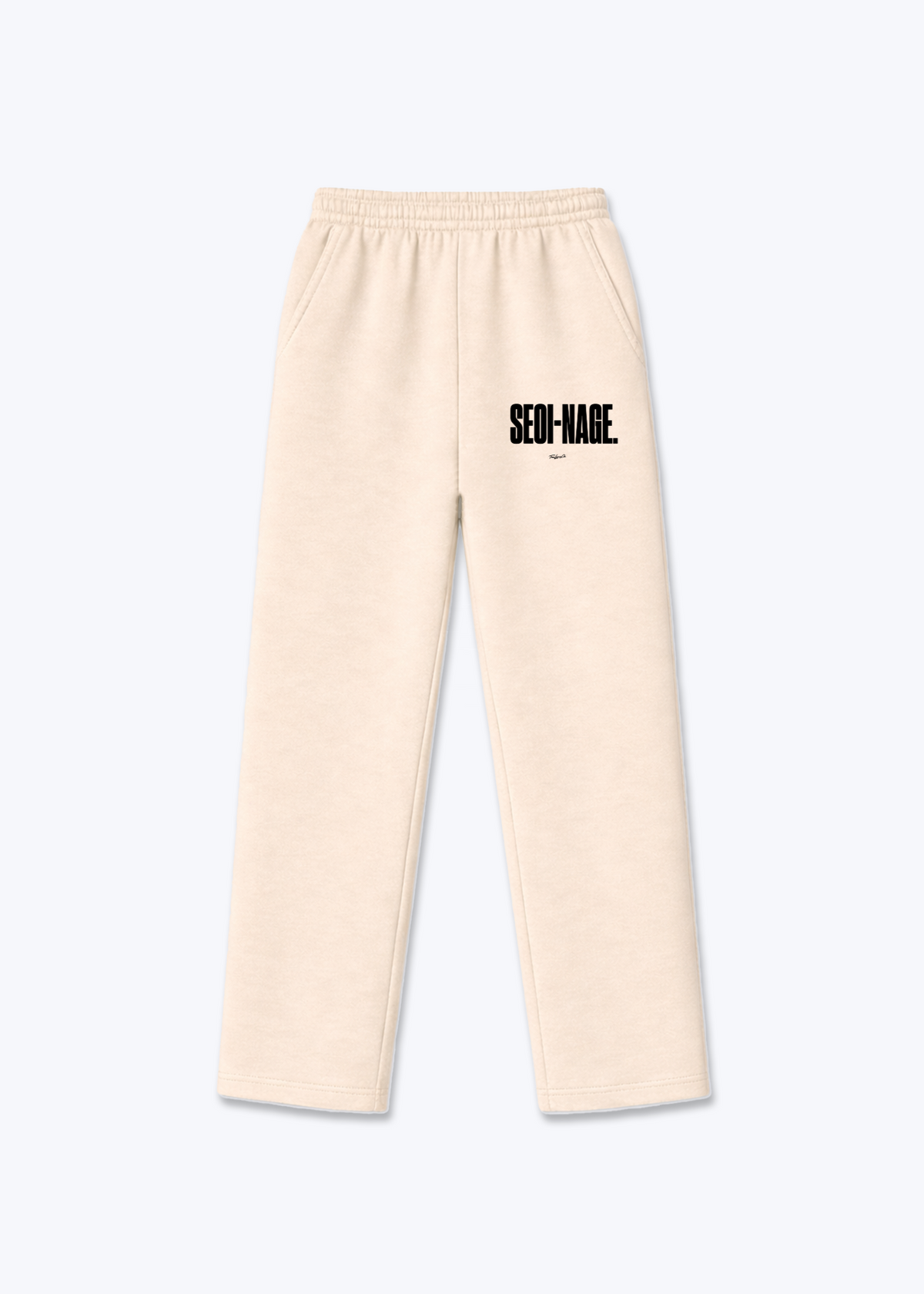 SEOI-NAGE - Trackpants - Beige Front (Designed)