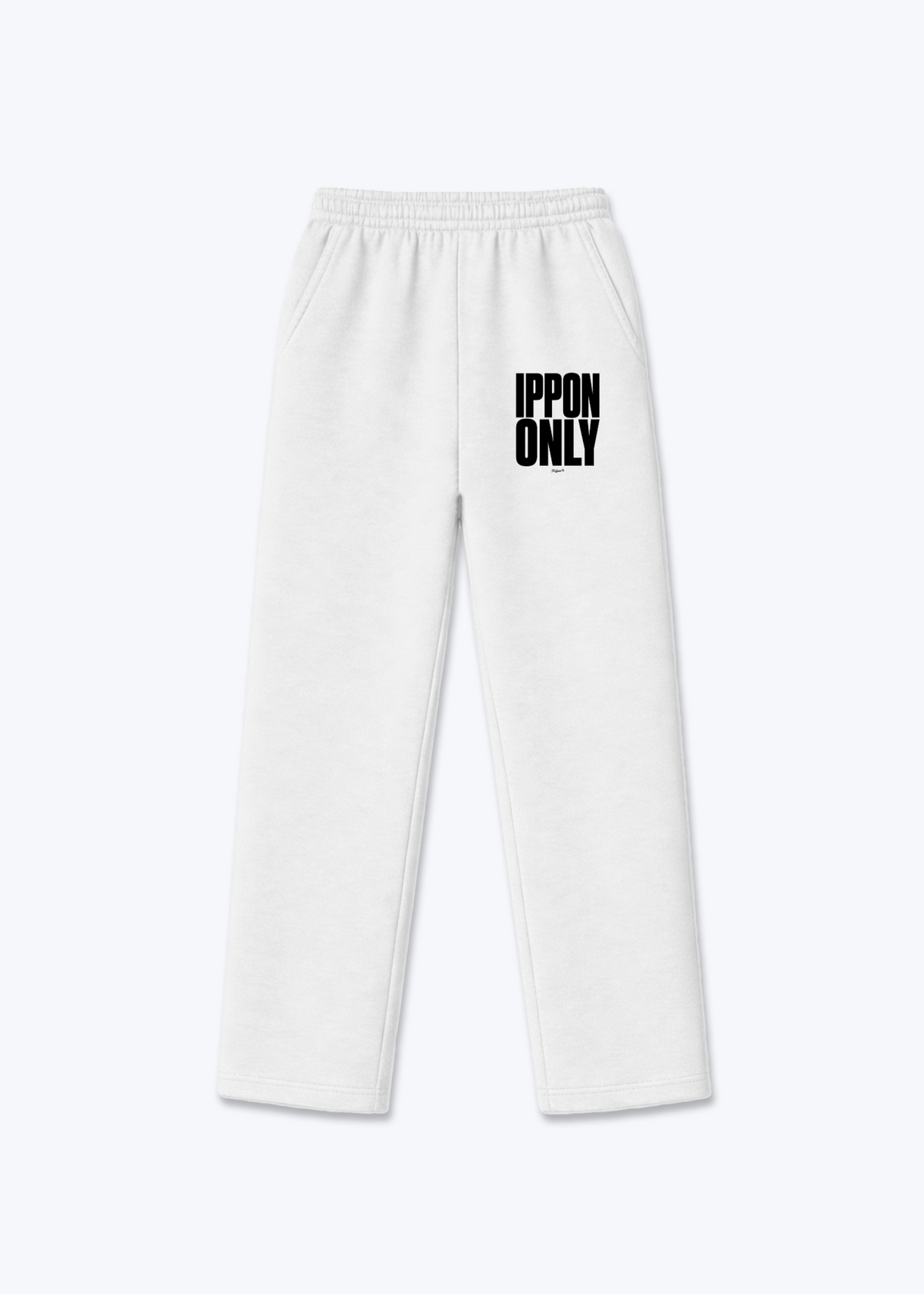 IPPON ONLY - Trackpants - White Front (Designed)