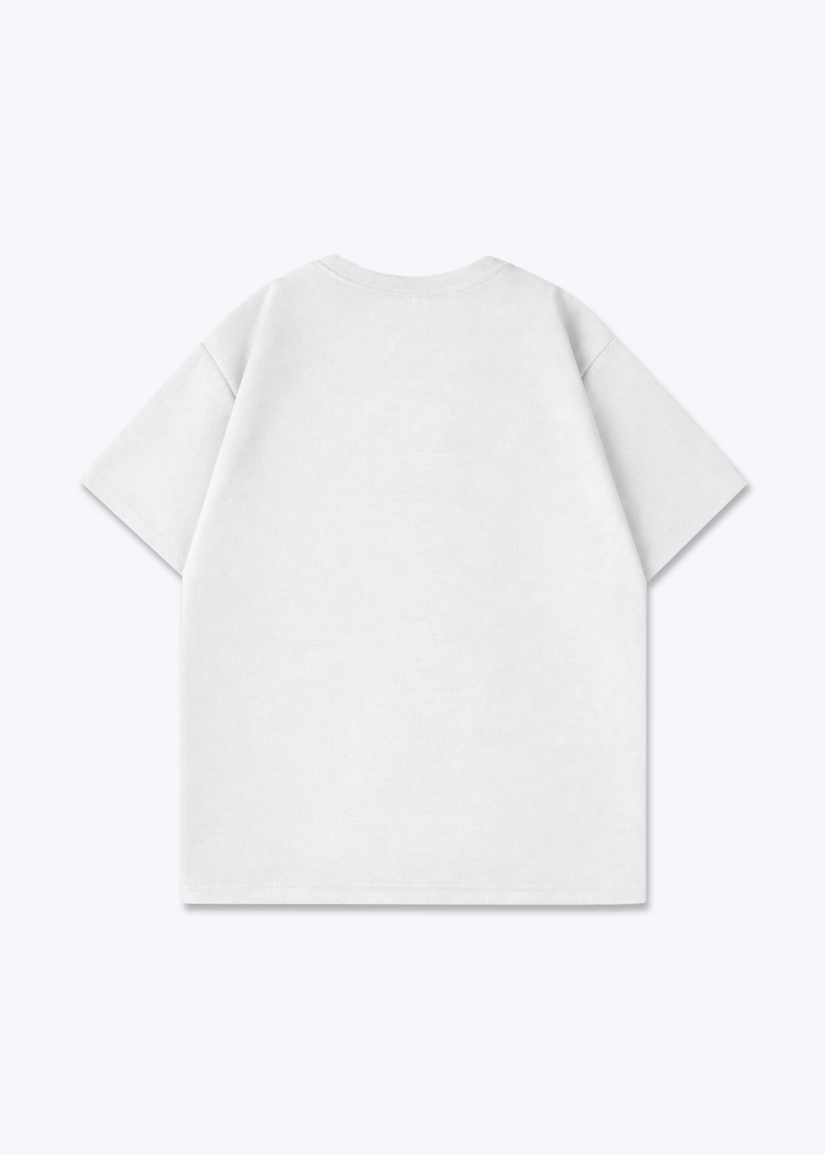 CLEAN BLANK - Oversized Shirt - White Back Base