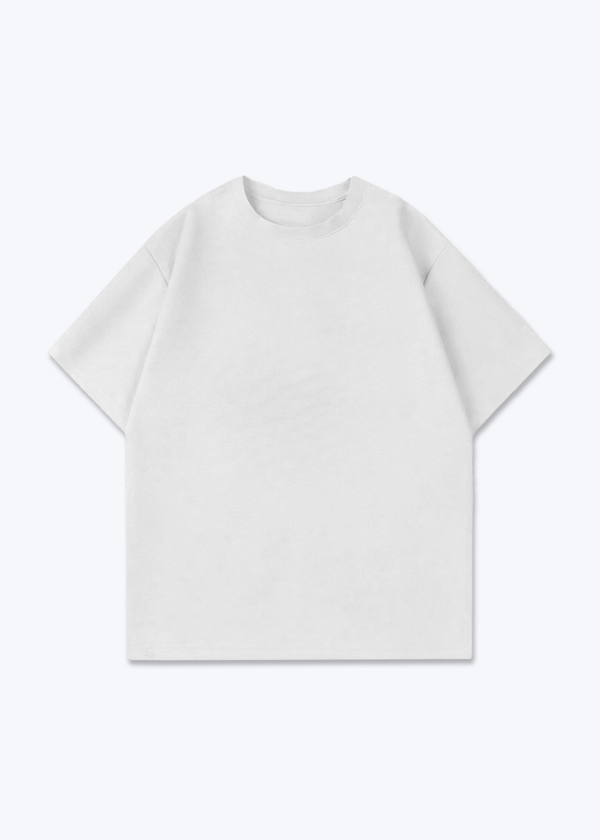 CLEAN BLANK - Oversized Shirt - White Front Base